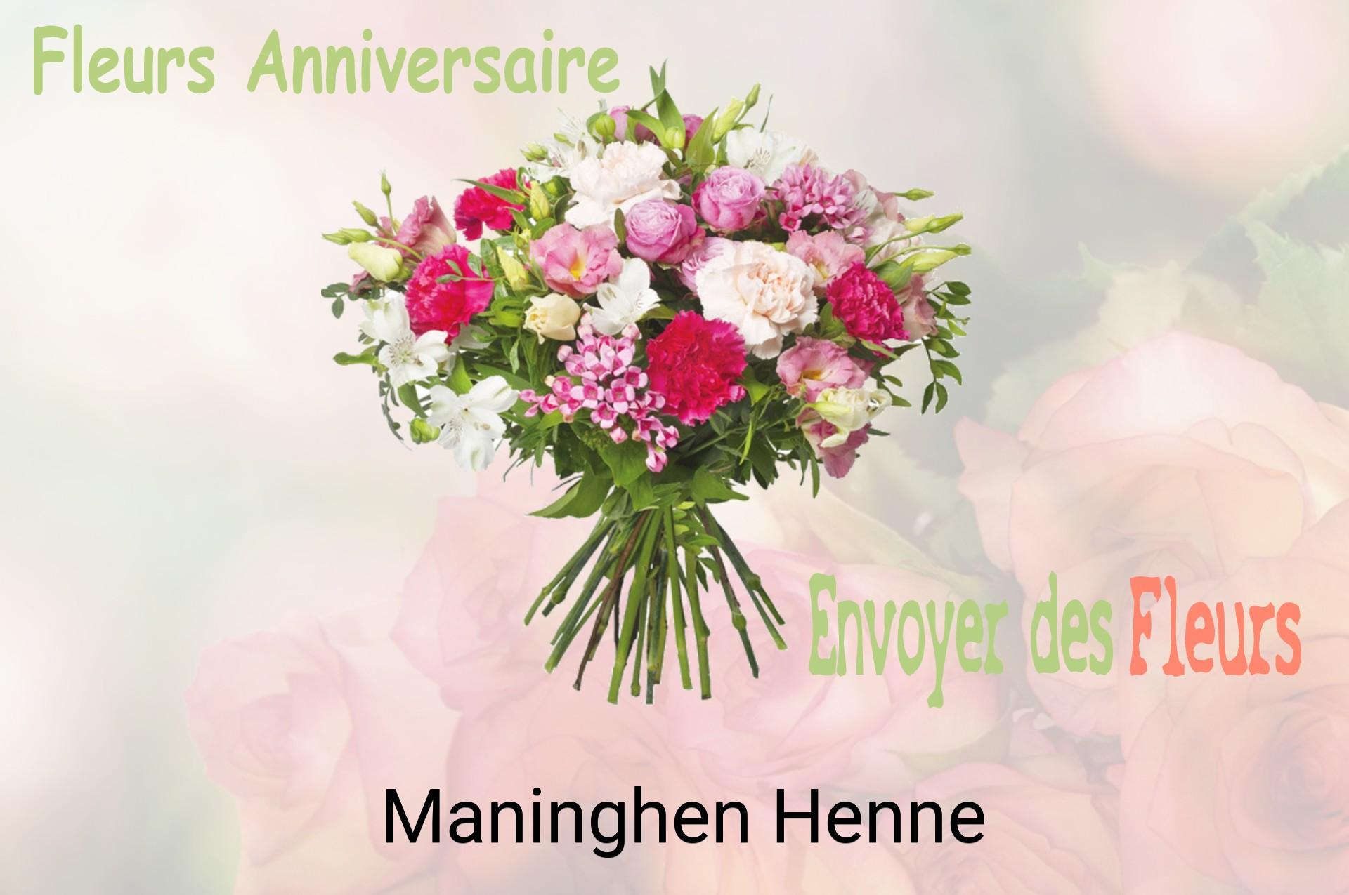 Bouquet de fleurs d’anniversaire livré à Maninghen-Henne